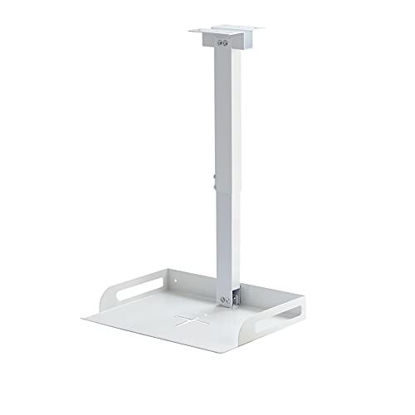 Picture of Universal Ceiling Mount with Tray for Projector/Camera, No Hole Installation, Height Adjustable 11.4-22inches, in-Tube Cable Routing, Wall/Ceiling Mounting