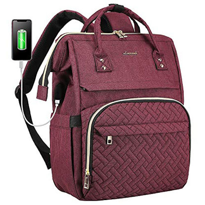  LOVEVOOK Laptop Backpack for Women, Stylish Backpack Purse with  USB Port for Travel Work Commuter, Lightweight Casual Daypacks, Nurse  Teacher Computer Bag, College Bookbag, Fit 15.6 Laptop : Electronics