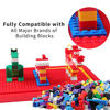 Picture of Building Bricks 1020 Pieces Set, 1000 Basic Building Blocks in 17 Fun Shapes Includes Wheels, Door, Window, Bulk Block with Storage Box, Handle and Base Plate, Compatible Block Construction Toys