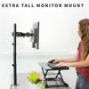 Picture of VIVO Single Monitor Desk Mount, Extra Tall Fully Adjustable Stand for 1 LCD Screen up to 32 inches, Ultra Wide Screens up to 38 inches, 22 lbs Capacity, STAND-V001T