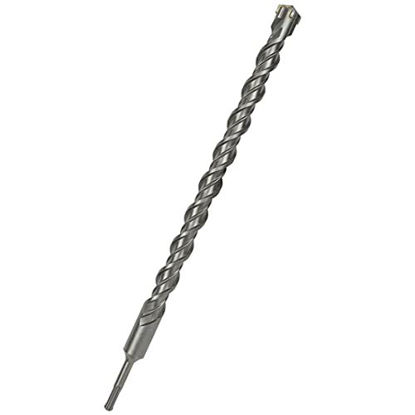 Picture of Sabre Tools 1-1/8 Inch x 18 Inch SDS Plus Rotary Hammer Drill Bit, Carbide Tipped for Brick, Stone, and Concrete (1-1/8" x 16" x 18")