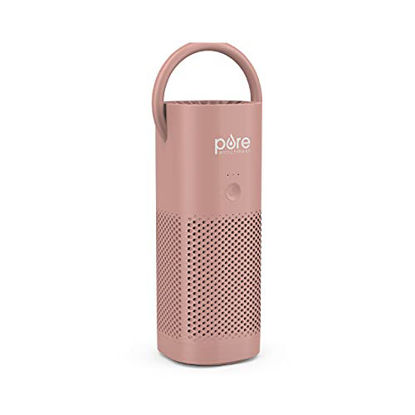 Picture of Pure Enrichment PureZone Mini Portable Air Purifier - True HEPA Filter Cleans Air, Helps Alleviate Allergies, Eliminates Smoke & More - Ideal for Traveling, Home, and Office Use (Blush)