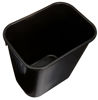 Picture of AmazonCommercial 7 Gallon Commercial Office Wastebasket, Black, 6-Pack