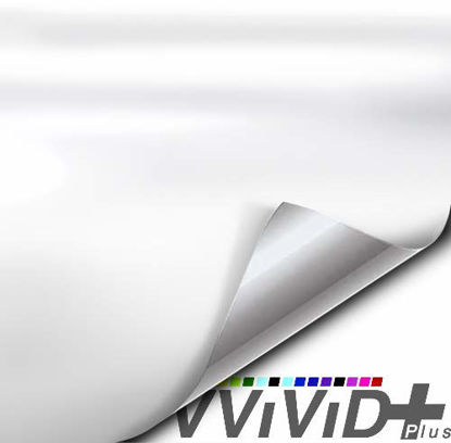 Picture of VViViD+ Satin Finish Premium Adhesive Vinyl Wrap Film (6ft x 5ft (White))