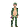 Picture of Halloween Child Unisex Realistic T-rex Green Costume For Kids Dress Up Party (Small (5-7yr))