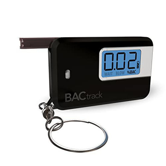 GetUSCart- BACtrack Go Keychain Breathalyzer (Black)  Ultra-Portable  Pocket Keyring Alcohol Tester for Personal Use