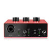 Picture of USB Audio Interface with 1x XLR/TRS 1x 1/4" 2X RCA USB, Red