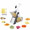 Picture of Adjustable Mandoline Slicer Safe Vegetable Slicer by ONCE FOR ALL Food Chopper Vegetable Cutter Quick Dicer Fruit French Fry Julienne