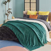 Picture of Bedsure Sherpa Fleece Bed Blankets Queen Size - Dark Green Emerald Green Hunter Green Forest Green Thick Fuzzy Warm Soft Large Queen Blanket for Bed, 90x90 Inches