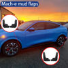 Picture of AOSK for Mustang Mach E Mud Flaps Splash Guards Exterior Accessories, Mach-E mud Flaps Splash Guards(Set of Four) No Need to Drill Holes