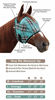 Picture of Kensington Signature Fly Mask with Removable Nose - Protects Horses Face and Nose from Biting Insects and UV Rays While Allowing Full Visibility - Ears and Forelock Able to Come Through The Mask