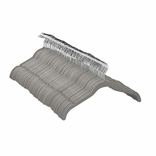 Picture of Amazon Basics Velvet Shirt Dress Clothes Hangers, 100-Pack, Gray - AQ-W0009