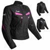 Picture of Women's Motorcycle Jacket For Women Stunt Adventure Waterproof Rain Jackets CE Armored Stella (Pink, XL)