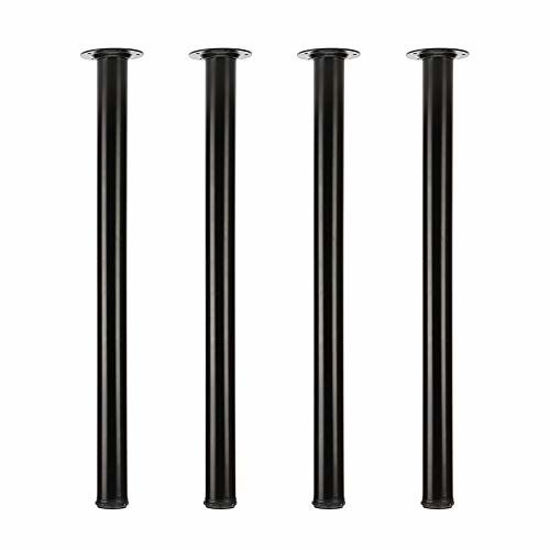 Picture of QLLY 30 inch Adjustable Tall Metal Desk Legs, Office Table Furniture Leg Set, Set of 4 (30 inch, Black)