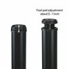 Picture of QLLY 30 inch Adjustable Tall Metal Desk Legs, Office Table Furniture Leg Set, Set of 4 (30 inch, Black)