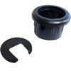 Picture of Electriduct 3/4" Phone and Fax Plastic Grommet - (Black) - 25 Pack