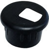 Picture of Electriduct 3/4" Phone and Fax Plastic Grommet - (Black) - 25 Pack