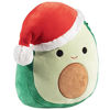 Picture of Squishmallow 12" Austin The Avocado with Santa Hat - Christmas Official Kellytoy - Cute and Soft Holiday Plush Stuffed Animal Toy - Great Gift for Kids