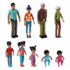 Picture of Beverly Hills Doll Collection Sweet Li'l Family Hispanic Dollhouse People Set of 9 Action Figure Set - Grandpa, Grandma, Mom, Dad, Sister, Brother, Toddler, Twin Boy & Girl