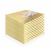 Picture of Cake Drums Square 12 Inches - (Gold, 12-Pack) - Sturdy 1/2 Inch Thick - Fully Wrapped Edges