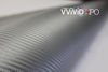 Picture of VViViD XPO Sterling Silver 3D Carbon Fiber Vinyl Wrap Roll with Air Release Technology (6ft x 5ft)