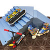 Picture of Finger Mini Skateboards and Tech Deck Skateparks, with 2 FingerboardsSkateboards, Ramps, Skates , Suitable for Fingerboard Training. (with Cushions)