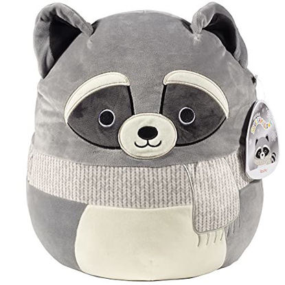 Picture of Squishmallow 12" Rocky The Raccoon - Official Kellytoy - Cute and Soft Winter Plush Stuffed Animal Toy - Great Gift for Kids