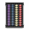 Picture of EVERIE Crystal Tempered Glass Top Organizer Drawer Holder Compatible with Nespresso Vertuo Capsules, Compatible with 40 Big or 52 Small Vertuoline Pods, 12'' Wide by 16.5'' Deep by 3.5'' High