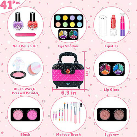 Whimsy Blossom Beauty Kit | Complete Makeup for Teens and pre-teen girls |  Foundation, Lip Gloss, Eyeshadow, Lip-Cheek Tint, Brushes | Cruelty Free &  Vegan : Amazon.in: Beauty