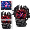 Picture of Plasma Ball Lamp Touch Sensitive,Party Magical Electrostatic Red Color Crystal Ball for Halloween (Evil Dragon)