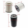 Picture of iFJF 68436631AA and 68157291AA Fuel Filter and 5083285AA Oil Filter Replacement for 2019-2020 Ram 2500 3500 4500 5500 6.7L Turbo Diesel Engines Precision Element Allow Enough Fluid or Air Flow