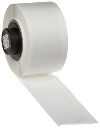 Picture of Brady PTL-23-427 TLS 2200/TLS PC Link 4" Height, 1" Width, B-427 Self-Laminating Vinyl, White And Translucent Color Label (100 Per Roll)