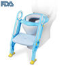 Picture of Potty Training Seat Potty Toilet Seat Kids Toilet Seat with Ladder Trainer Ladder for Kid and Baby, Children’s Toilet Seat Chair, Toddlers Toilet Training Step Stool [FDA Certified]