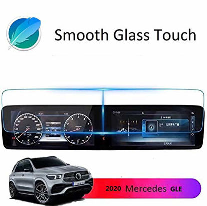 Picture of Screen Protector Compatible with 2020 2021 Mercedes Benz GLE GLS 12.3 inch Touch Screen,ZFM Anti Glare Scratch,Shock-resistant, Navigation Protection Accessories Premium Tempered Glass (V167)