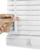 Picture of CHICOLOGY Blinds for Windows , Mini Blinds , Window Blinds , Door Blinds , Blinds & Shades , Camper Blinds , Mini Blinds for Windows , Horizontal Window Blinds , Gloss White , 46"W X 48"H