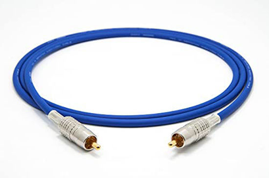 Picture of Mogami 2964 Digital Coaxial Cable 75 Ohm S/PDIF | Canare Gold RCA | HiFi - 1.64 ft / 0.5 m