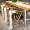 Picture of Vintage Wedding Table Decorations 10 Pack 14 x 120 Inch White Lace Table Runner Rustic Farmhouse Decor