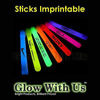 Picture of Glow Sticks Bulk Wholesale, 100 4 Yellow Glow Stick Light Sticks, Bright Color, Kids Love Them! Glow 8-12 Hrs, 2-Year Shelf Life, Sturdy Packaging, GlowWithUs Brand