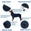 Picture of ROZKITCH Dog Winter Coat Soft Fleece Pullover Pajamas, Pet Windproof Warm Cold Weather Jacket Vest Cozy Onesie Jumpsuit Apparel Outfit Clothes for Small, Medium, Large Dogs Walking Hiking Travel Sleep