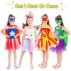 Picture of Girls Dress up Trunk ,DOLNOW Girls Pretend Play Costumes,12pcs Role Play Set with Supergirl Unicorn Hero Costumes for Toddler Little Girls Ages 3-6yrs