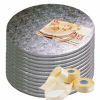 Picture of Cake Drums Round 14 Inches - (Silver, 12-Pack) - Sturdy 1/2 Inch Thick - Professional Smooth Straight Edges - Free Satin Cake Ribbon