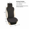 Picture of Car Seat Covers,Suninbox Buckwheat Hull Bottom Seat Covers for Cars,Universal Car Seat Covers Pads Mat,Air Bag Compatible,Breathable Comfortable Ventilated,Black Front Seat Cover