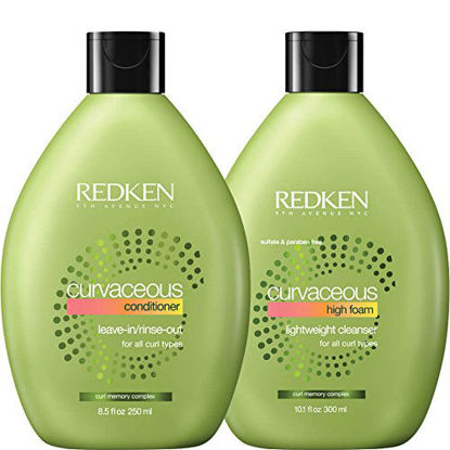 Picture of Redken Curvaceous High Foam Shampoo 10oz & Conditioner 8.5oz set