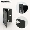 Picture of KNOBWELL 24 Pack Matte Black Door Hinges Interior Door Hinges, 3.5 Inch X 3.5 Inch Door Hinges with Suqare Corners