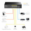 Picture of Cudy 8 Port PoE+ Switch with 2 Uplink Ports 120W, 8 10/100Mbps PoE+@120W, Extend/VLAN Mode, 802.3af, 802.3at Standard, Fanless, Watchdog, Plug and Play FS1010P