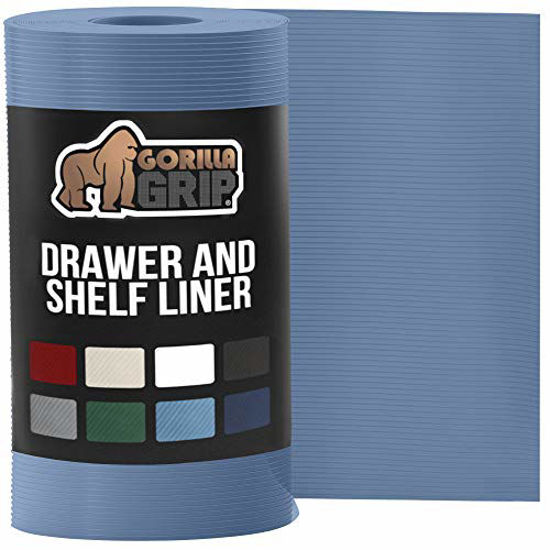 Drawer and Shelf Liner, Non Adhesive Roll, 20 Inch x 10 FT, Durable and  Strong, Grip Liners for Drawers, Shelves, Cabinets, Storage, Kitchen and