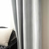 Picture of MIULEE 2 Pieces Greyish White Velvet Curtains Exquisite & Elegant Grommet Thermal Soundproof Room Darkening Light Blocking Curtains / Drapes for Living Room Bedroom 52 x 84 Inch