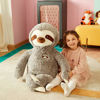 Picture of IKASA Large Sloth Stuffed Animal Plush Bradypode Toy for Children (Gray, 30 inches)