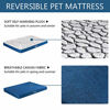 Picture of KROSER 24"/30"/36"/42"/48" Reversible Dog Bed (Warm&Cool) Stylish Pet Mattress Bed with Water Absorbing & Waterproof Linings, Removable Machine Washable Cover, Firm Support Pet Mat for Dogs 25-110lbs