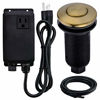 Picture of SINKINGDOM Garbage Disposal SinkTop Air Switch Kit with Long Button,Brass Made Cover,Champagne Bronze